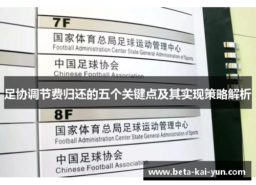 足协调节费归还的五个关键点及其实现策略解析